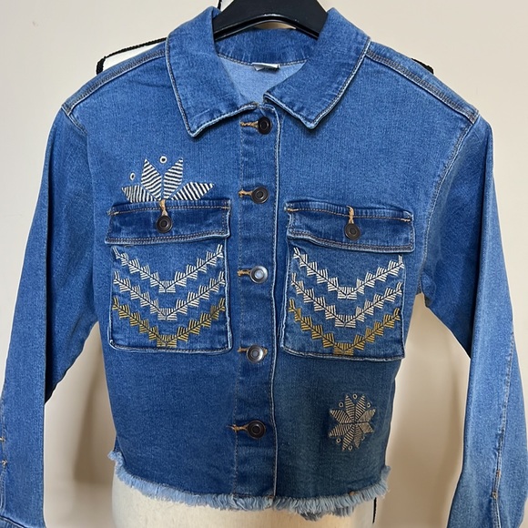 NWT This is not my first rodeo Country  Denim Jacket - Picture 3 of 6